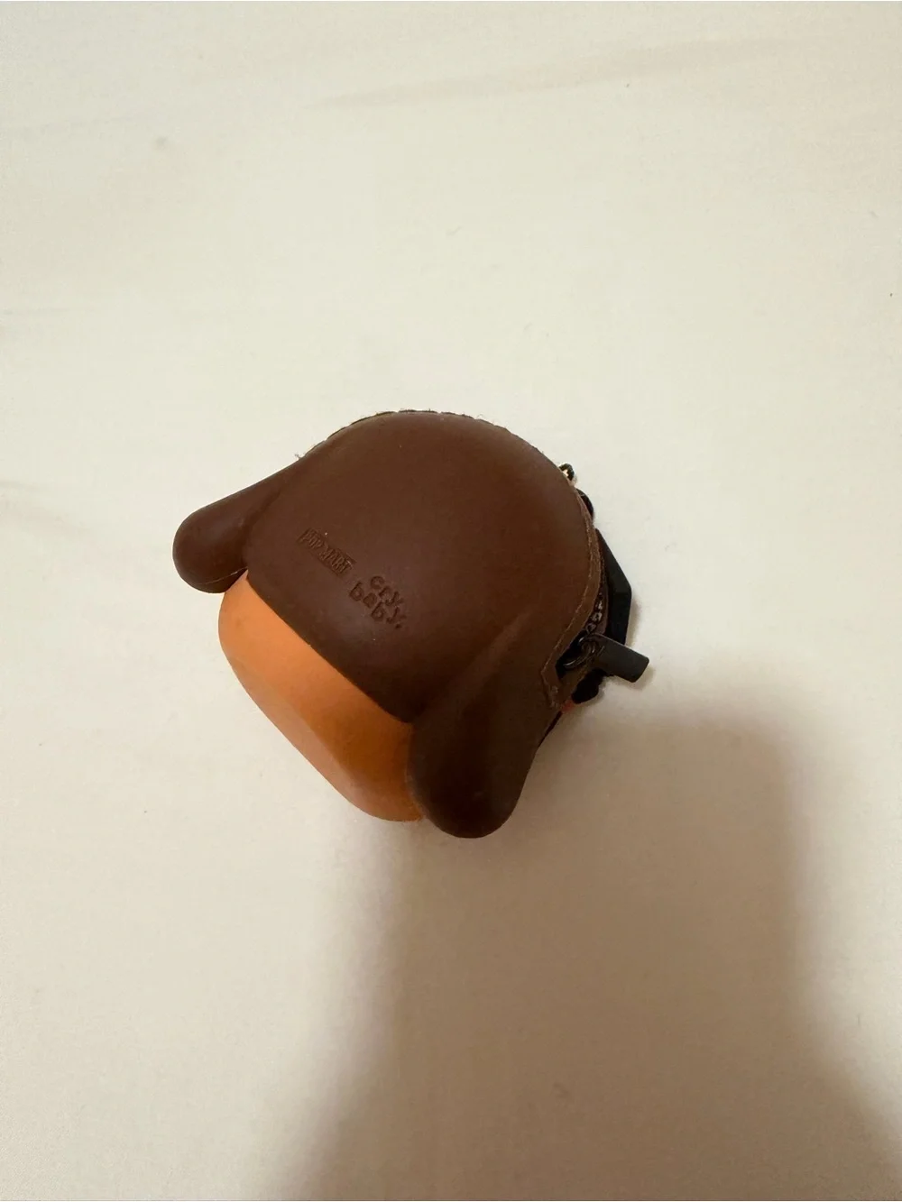 Cute Brown Graduate Character Keychain Charm
